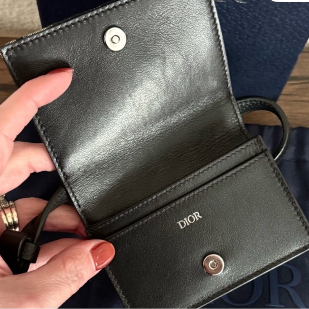 Dior Navy Oblique Nano bag NWT full set - Picture 4 of 8